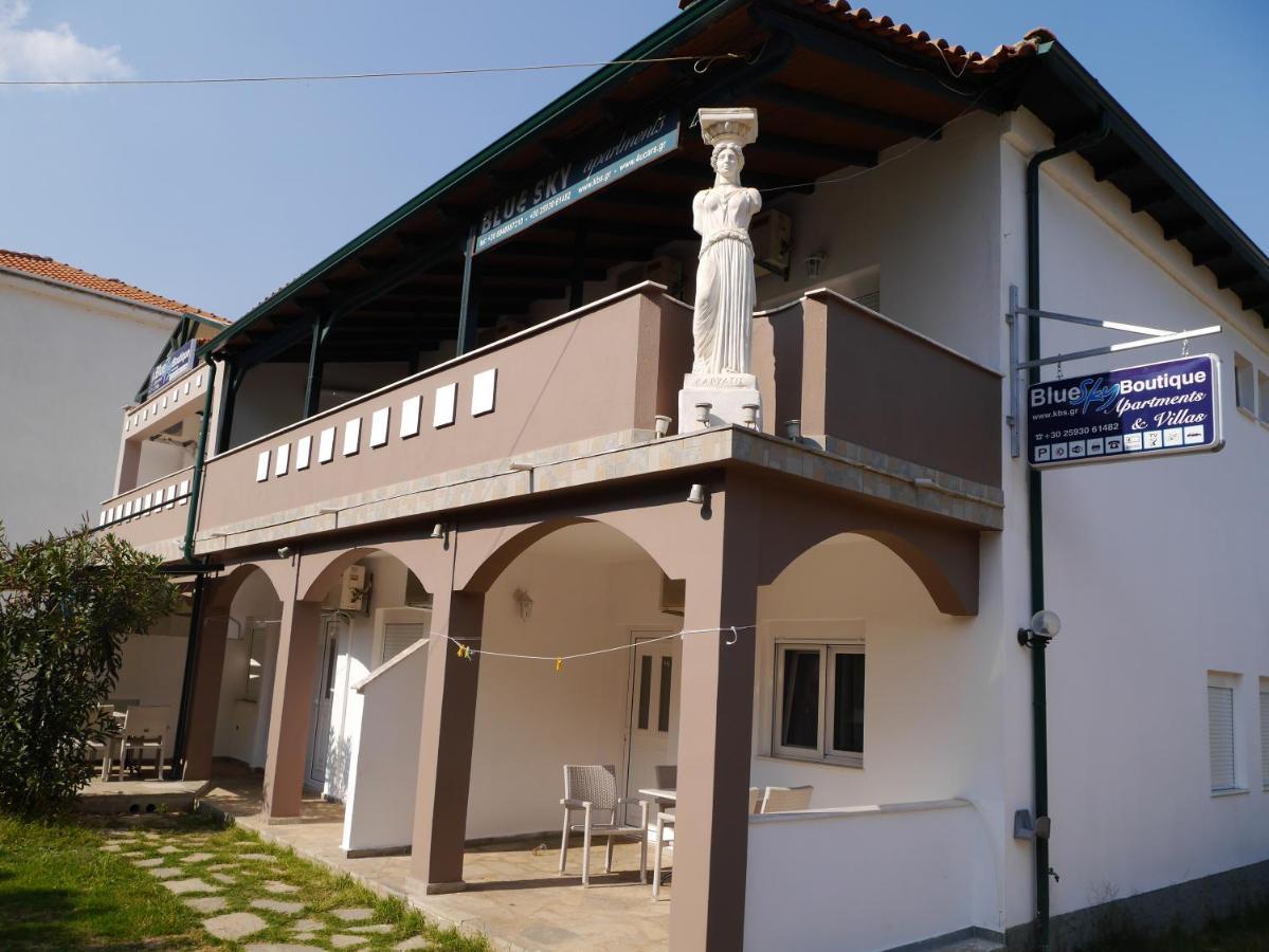 Blue Sky Villas สกาลา โปเตมิอัส ภายนอก รูปภาพ